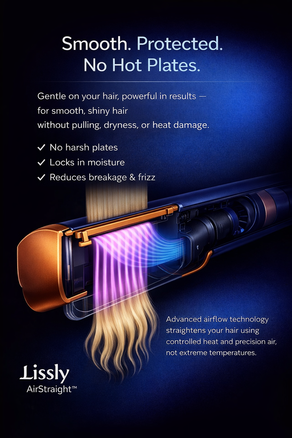 AirStraight 2-in-1 Hair Dryer & Straightener