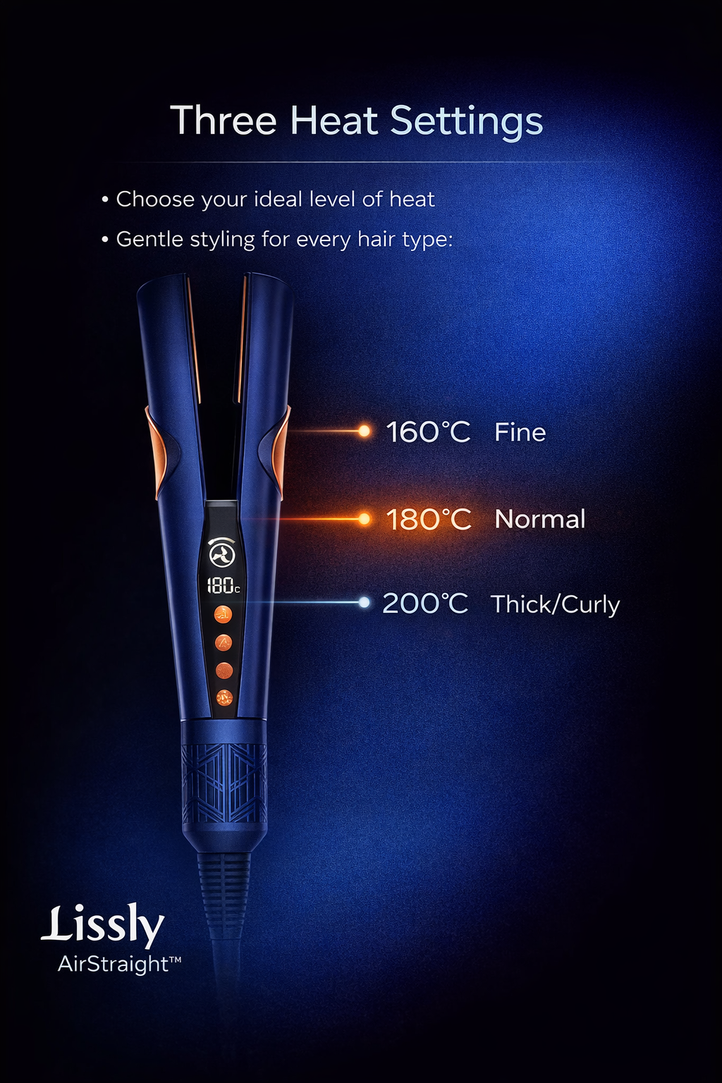 AirStraight 2-in-1 Hair Dryer & Straightener