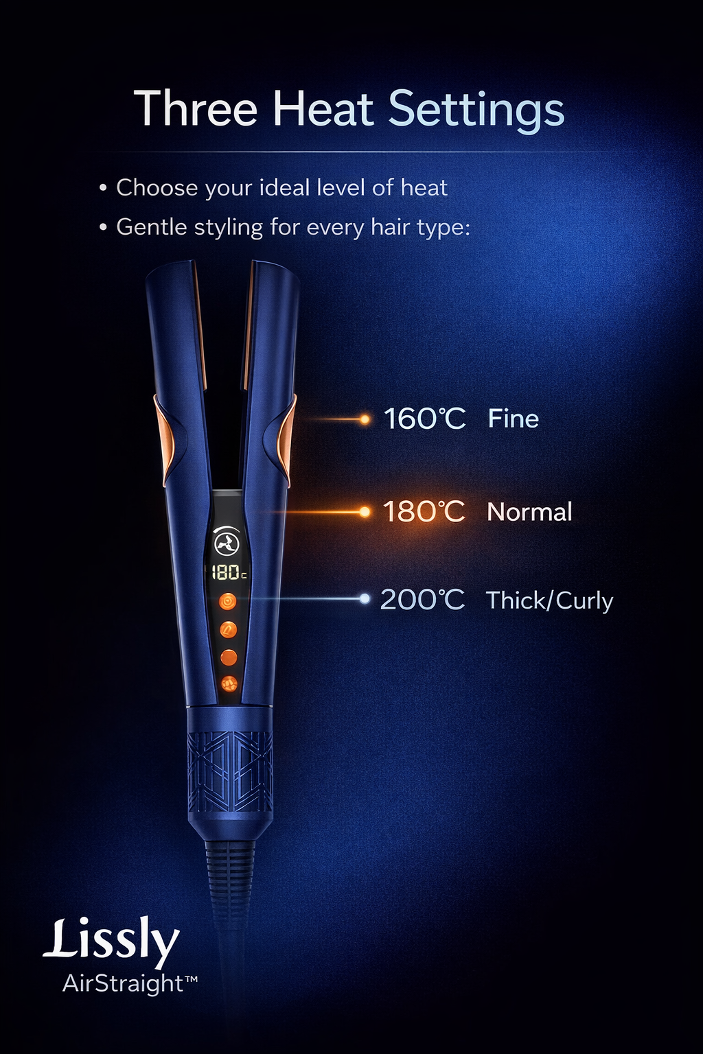 AirStraight 2-in-1 Hair Dryer & Straightener